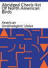 Abridged_check-list_of_North_American_birds
