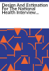 Design_and_estimation_for_the_National_Health_Interview_Survey__1985-94