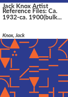 Jack_Knox_Artist_Reference_Files