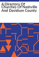 A_directory_of_churches_of_Nashville_and_Davidson_County