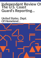 Independent_review_of_the_U_S__Coast_Guard_s_reporting_of_FY_2010_drug_control_performance_summary_report