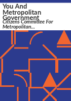 You_and_metropolitan_government