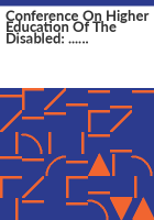 Conference_on_Higher_Education_of_the_Disabled