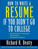 How_to_write_a_resume_if_you_didn_t_go_to_college