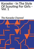 Karaoke_-_In_The_Style_Of_Scouting_For_Girls_-_Vol__1