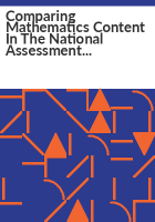 Comparing_mathematics_content_in_the_National_Assessment_of_Educational_Progress__NEAP___Trends_in_International_Mathematics_and_Science_Study__TIMSS___and_Program_for_International_Student_Assessment__PISA__2003_assessments