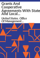 Grants_and_cooperative_agreements_with_state_and_local_governments