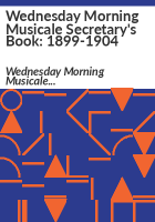 Wednesday_Morning_Musicale_secretary_s_book