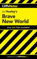 CliffsNotes__Huxley_s_Brave_new_world