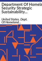 Department_of_Homeland_Security_strategic_sustainability_performance_plan