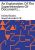 An_explanation_of_the_Superintendent_of_Documents_classification_system