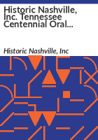 Historic_Nashville__Inc__Tennessee_Centennial_oral_history_project