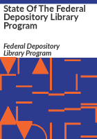 State_of_the_Federal_Depository_Library_Program