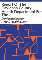 Report_of_the_Davidson_County_Health_Department_for_the_year_1954