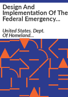 Design_and_implementation_of_the_Federal_Emergency_Management_Agency_s_Emergency_Management_Performance_Grant
